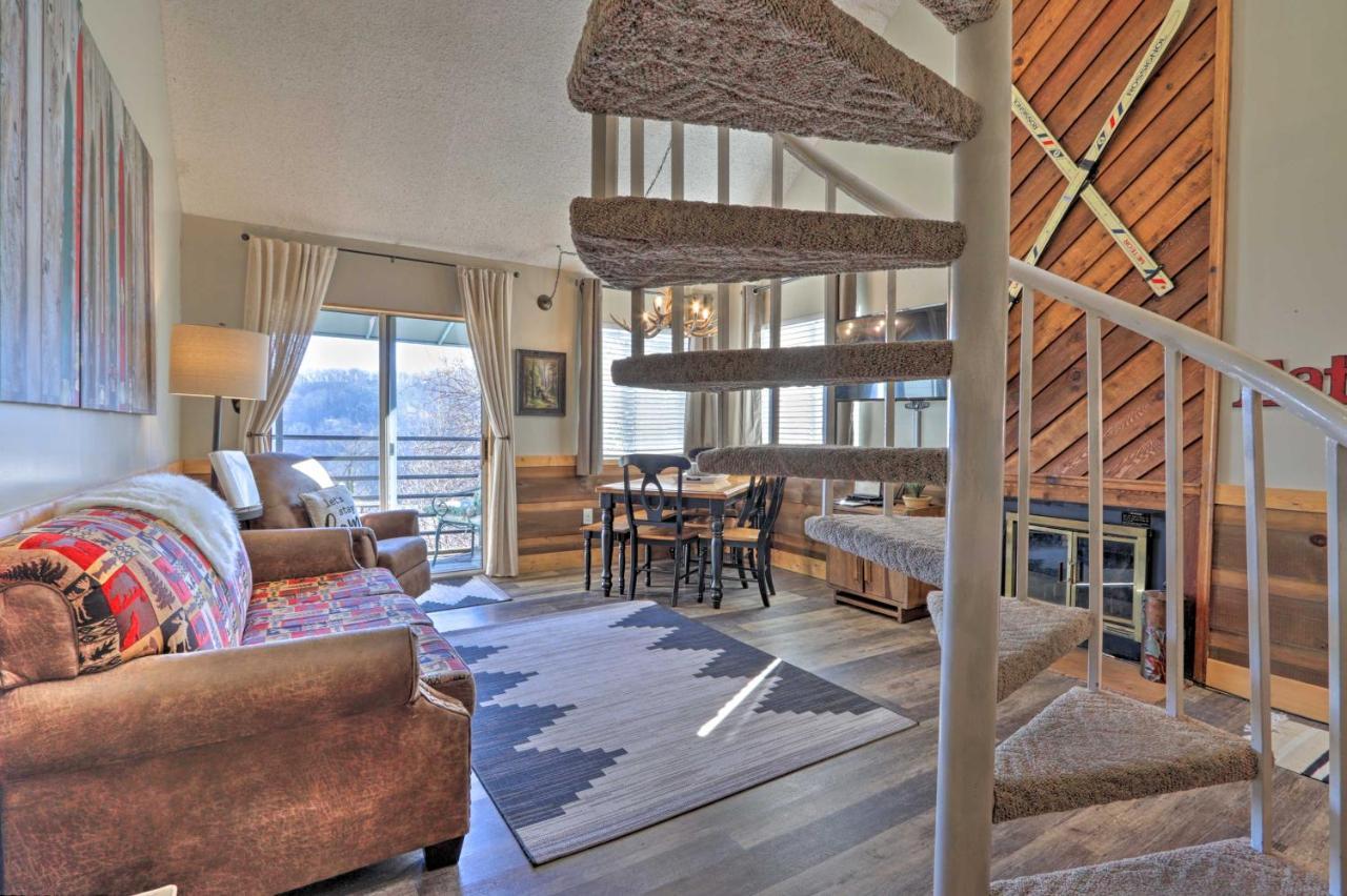 Unique Smokies Ski Shack With Mountain-Top View Gatlinburg Exterior photo